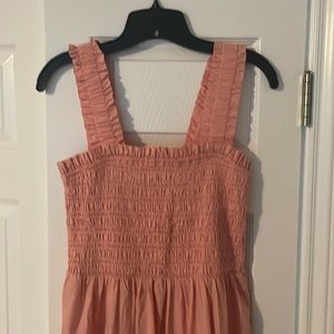 Abercrombie smocked maxi dress.  Size large.